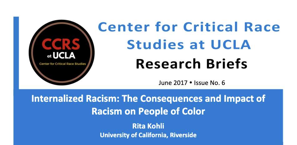 Internalized Racism CCRSE Brief Screenshot
