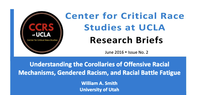 Understanding the Corollaries of Offensive Racial Mechanisms CCRSE Brief Screenshot